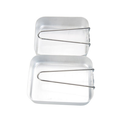 Mountain Warehouse Camping Mess Kit Silver (One Size) from B&Q