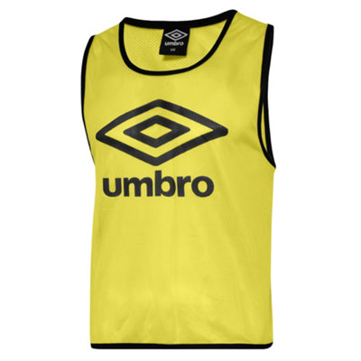  - Umbro Childrens/kids Training Bib Yellow/black (L-Xl)