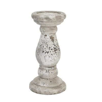 Hill Interiors Unisex Stone Ceramic Effect Candle Holder - Image 5
