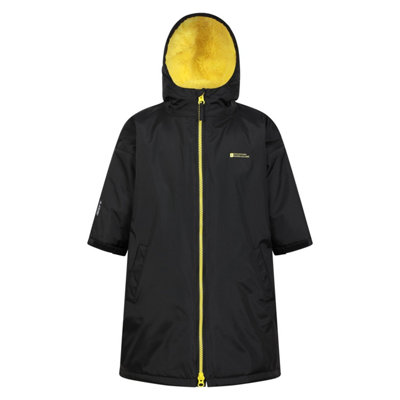  - Mountain Warehouse Childrens/kids Tidal Waterproof Robe Jet Black (L)
