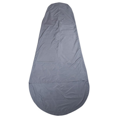 Mountain Warehouse Microfibre Mummy Sleeping Bag Liner Grey (One Size) from B&Q