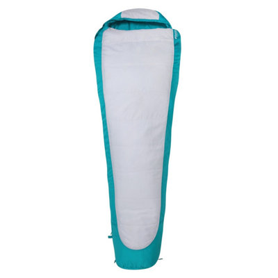 Mountain Warehouse Microlite 950 Left Zip Midseason Mummy Sleeping Bag Grey (One Size) from B&Q