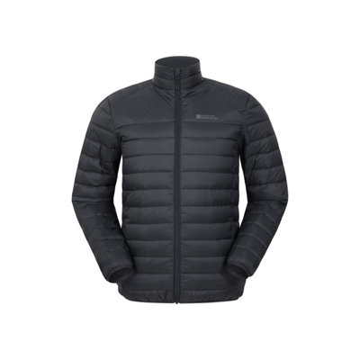  - Mountain Warehouse Mens Featherweight Ii Down Jacket Black (Xxl)