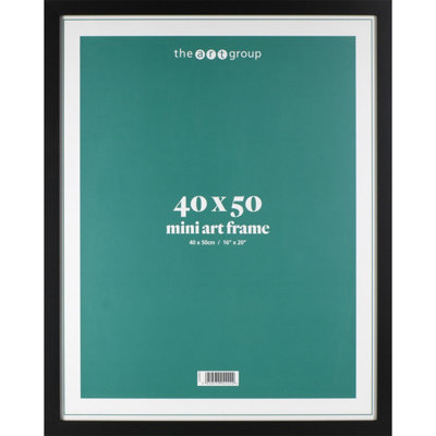 Pyramid International Wood Mini Frame Black (50Cm X 40Cm) from B&Q