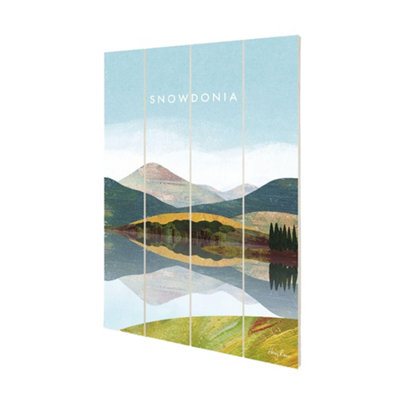 Henry Rivers Snowdonia Plaque Multicoloured (59Cm X 40Cm) from B&Q