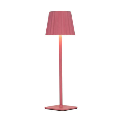 Edit Gloss Usb Rechargeable Cct Led Touch Table Lamp Pink from B&Q
