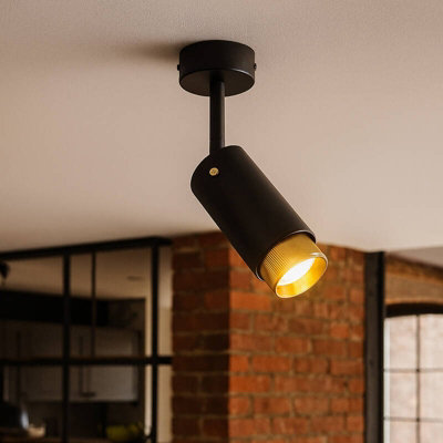 Portwest Westport Industrial Single Spotlight Black from B&Q