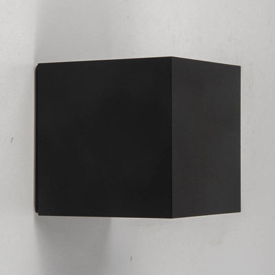 Edit Lesbos Led Outdoor Wall Light Black from B&Q