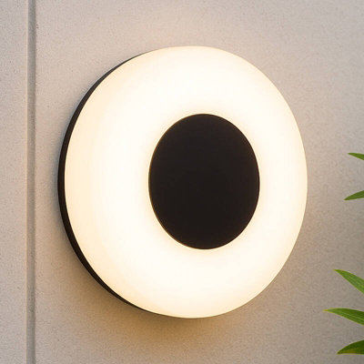 Edit Lemnos 160 Led Outdoor Flush Wall Light Dark Grey from B&Q