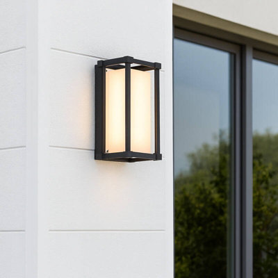 Edit Andros Led Outdoor Flush Wall Light Dark Grey from B&Q