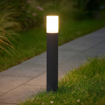 Edit Karpathos Outdoor Post Light Dark Grey from B&Q