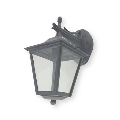 Edit Coastal Padstow Outdoor Lantern Wall Light Anthracite from B&Q
