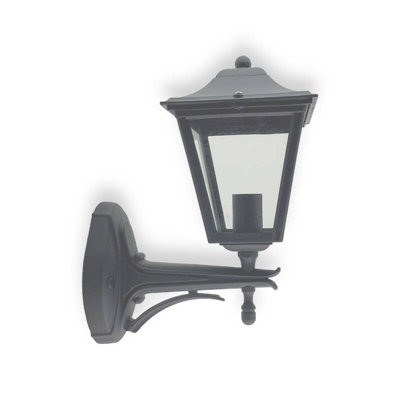 Edit Coastal St Merryn Outdoor Lantern Wall Light Anthracite from B&Q