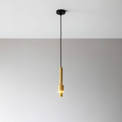 Portwest Westport Moto Ceiling Pendant Light Brass from B&Q