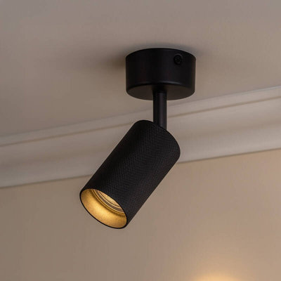 Portwest Westport Moto Knurl Single Spotlight Black from B&Q