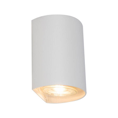Portwest Westport Curve Wall Light White from B&Q