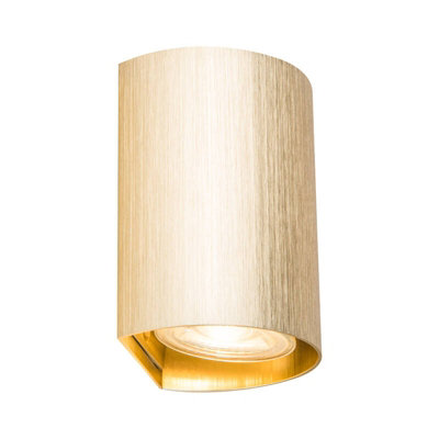 Portwest Westport Curve Wall Light Brass from B&Q