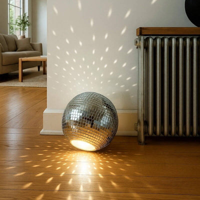 Edit Dance Floor Disco Mirror Ball Ceiling Pendant Light With Plug Mirror from B&Q