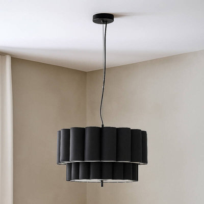 Wisteria Soho Ceiling Pendant Light Black from B&Q