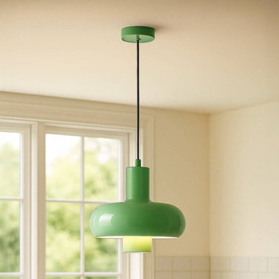 Edit Mush Ceiling Pendant Light Green from B&Q