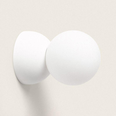 Edit Deyla Concrete Flush Wall Light White from B&Q