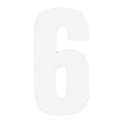  - Securit 6 Bin Number (Pack Of 2) White (One Size)