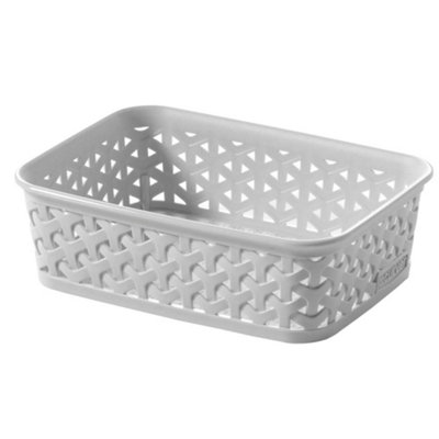 B&Q -  My Style Natural Fibre Effect Tray Grey (A6)