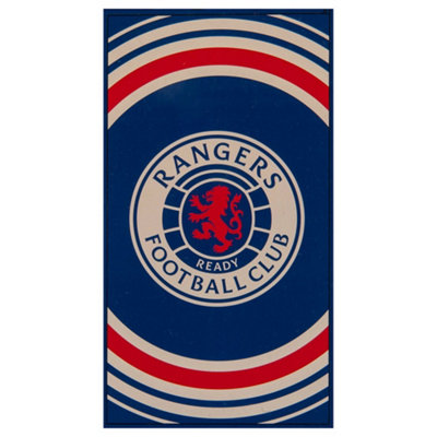 Rangers Fc Crest Beach Towel Blue/white/red (140Cm X 70Cm) from B&Q