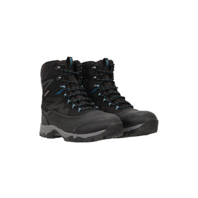  - Mountain Warehouse Mens Ultra Piste Basher Waterproof Snow Boots Black (11 Uk)