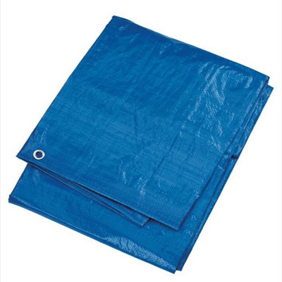 B&Q -  Seriously Good Tarpaulin Blue (18Ft X 12Ft)