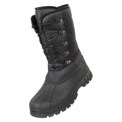 Mountain Warehouse Mens Plough Ski Boots / Snow Boots Black (9 Uk) from B&Q
