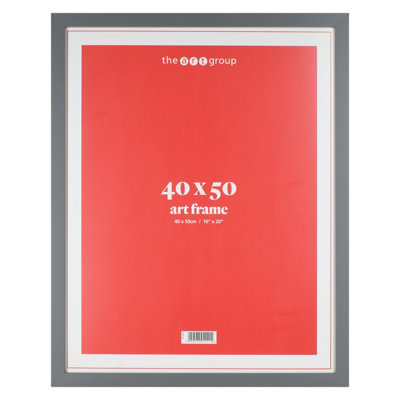 Pyramid International Mdf Frame Grey/white (50Cm X 40Cm) from B&Q
