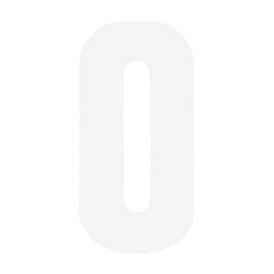  - Securit 0 Bin Number (Pack Of 2) White (One Size)