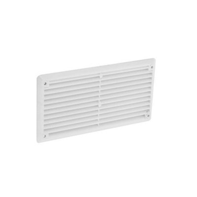 Securit Plastic Louvre Vent White (6In X 3In) from B&Q