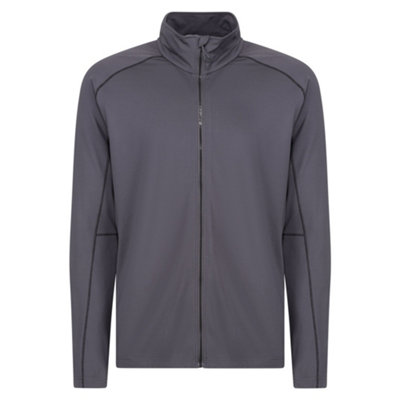 - Regatta Professional Mens Stretch Full Zip Midlayer Seal Grey (M)