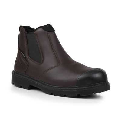 - Regatta Professional Mens Waterproof Action Leather Dealer Boots Peat (8 Uk)