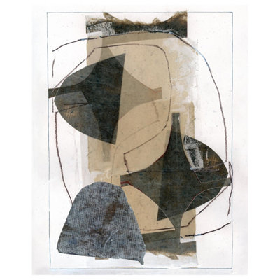 B&Q Beige/Black Cartissi Hampstead Heath I Canvas Print (80Cm X 60Cm) 80Cm