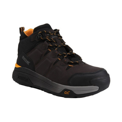 B&Q -  Mens Hyperfort Hiking Boots Chestnut/black (7 Uk)