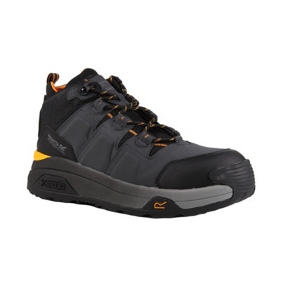 B&Q -  Mens Hyperfort Hiking Boots Black/gunmetal Grey (8 Uk)