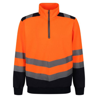 Regatta Professional Mens Quarter Zip Hi-Vis Vest from B&Q