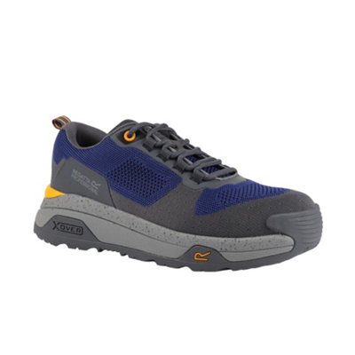 B&Q -  Mens Crossfort Safety Boots Twilight Blue/gunmetal Grey (9 Uk)