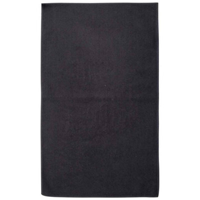 Towel City Microfibre Guest Towel Steel Grey (One Size) from B&Q
