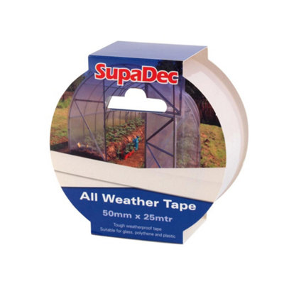  - Supadec All Weather Self Adhesive Tape Clear (One Size)