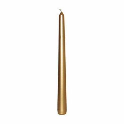 Prices Candles Pillar Candle (Pack Of 10) Gold (One Size) from B&Q