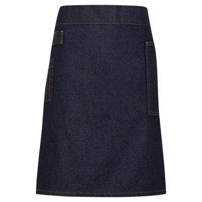 Premier Division Waist Apron Indigo Denim (One Size) from B&Q