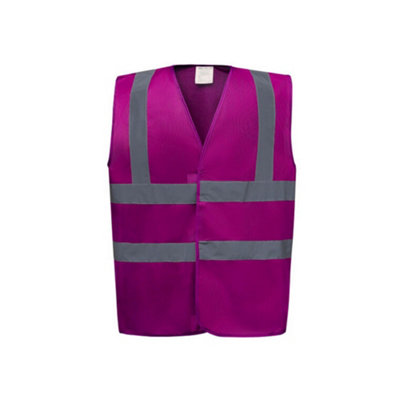 Yoko Mens High-Vis Waistcoat Quality Product from B&Q