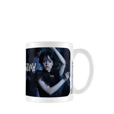 Wednesday Goo Goo Muck Logo Mug White/grey/black (One Size) from B&Q
