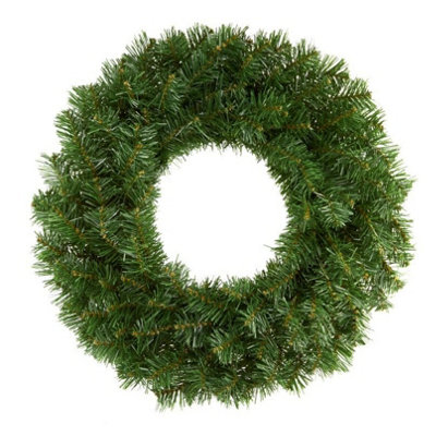 B&Q Green Premier Artificial Wreath (50Cm) 50Cm