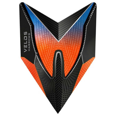 Harrows Unisex Orange 100 Micron Velos Dart Flights In - Image 3