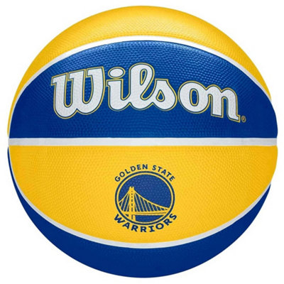 Wilson Golden State Warriors Basketball Yellow/blue (7)